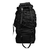 Yechiry 100liter Wanderrucksack, Verschleißfest Wasserdicht Reduziert die Belastung der Schultern Innenrahmenrucksack mit Mehreren Fächern und Oxford Gewebe für Camping Und Reisen