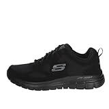 Skechers Burns- Agoura Herren Turnschuhe, Black, 42.5 EU