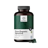 HealthyWorld® BIO Spirulina 500 mg - 600 Tabletten - 100% natürliche Zutaten - 4000 mg pro Tagesdosis - Ohne Gentechnik - Für mehr als 2 Monate - Gewichtskontrolle