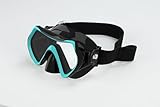 Findway Taucherbrille Erwachsene Teenager mit Verstellbares Elastisches Kopfband Stoffband, Tauchmaske für Herren Damen mit Nasenabdeckung, Schnorchelmaske mit 180°Panorama HD Tempered Glas Anti-Fog