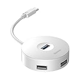 USB HUB & USB C HUB auf Multi USB 3.0 USB 3.0 Splitter für MacBook Pro Air Laptop Computer 4 Port Mehrere USB Typ C HUB (Farbe: Weiß-Typ-C)