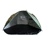 Qfdiwr Strandzelt, Solar-Schutz, UV-Schutz, Sonnenzelt, tragbar, sofort, für Camping, Angeln, Picknick, See, Garten, Reisen, Outdoor