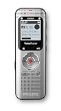 Philips VoiceTracer DVT2015 Diktiergerät, Aufnahmegerät, MP3, Stereo mit Sembly AI zur Spracherkennung für mehrere Sprecher, Automatische Erstellung von Zusammenfassungen, Besprechungsprotokollen