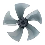 Ventilator-Ersatzteil: langlebige Standventilator-Teile, 5-Blatt-Ersatz-Set mit Mutterkappe, allgemeine Verwendung für Arbeitsstationen