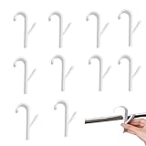 10 Stück Weiß Haken für Rundheizkörper,Mehrzweckhaken für Rundheizkörper Handtuchhalter Heizkörper Bad Hacken für Handtuchheizkörper ABS Haken Heizung Badheizkörper für alle Standard Heizkörper