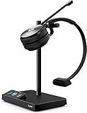 Yealink WH62 Mono DECT Wireless Headset Teams, schwarz
