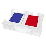 Generisch Abnehmbarer Kartenhalter -Clear Spielen Kartenhalter zum Spielen | Transparente Rotationsplattenplatteplateau | Spielzubehör für Kinder, Erwachsene, Abende