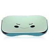 Seifenschale Rutschfreies Design Seifenhalter Seifenablage Seifenschalen Soap Box Dish für Badezimmer Küchenschwämme Dusche Zubehör Lagerung Grün