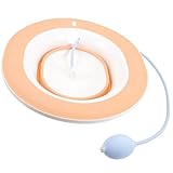 Ciieeo Postpartum Sitzbad Kunststoff Sitzbadewanne mit Schlauch zur Sanften nach Geburt Ergonomisch Geformt Bequem und Leicht zu Reinigen für Wochenbett und Hämorrhoidenpflege