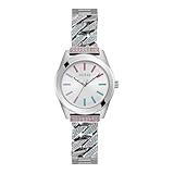 GUESS Damen Uhr Armbanduhr Serena GW0546L4 Edelstahl Silber