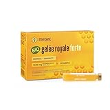 Medex Biologisches Gelée Royale FORTE, extra stark mit 1500 mg Gelee Royal, Flüssigkeit in Ampullen, leicht zu öffnen, mit natürlichem Vitamin C, aus biologischem Anbau 10 x 9 ml