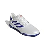 adidas Unisex COPA Pure II Club Football Boots Indoor Fußballschuhe, Cloud White/Lucid Blue/solar red, 46 EU