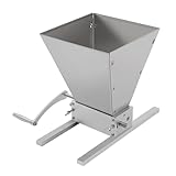 MINRS 4L Manueller Getreidebrecher Malzmühle Schrotmühle Schrotmühle Flockenquetsche Getreidemühle Verstellbare Malzmühle Flockenquetsche Mit 2 Aluminiumstangen Für Home Brew Biermühle