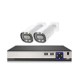 8MP Volle Farbe Nachtsicht Zwei-Wege Audio POE IP Kamera for Home H.265 8ch NVR Kit 5MP POE Video Überwachung Kamera CCTV System(2T,8CH NVR 2pcs Camera)