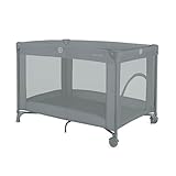 Lionelo Amelie Baby-Reisebett, ab Geburt bis 15 kg, klein, faltbar, weiche Faltmatratze, 100,5 x 70,5 cm, 2 Räder, seitlicher Einstieg, Reisetasche