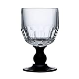 SUREK Schöne Vintage Weinglas Kristall Glas Whisky Glas Klar Cocktailglas mit Stiel 210ml/7 oz Personalisieren