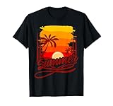 Surfer T-Shirt Strand Meer Retro Sommer Fernlust Geschenk T-Shirt