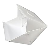 Lurrose 1 Stück Faltbare Lichtbox Professionelle Fotostudio Box mit LED Beleuchtung für Schmuck Accessoires Kleine Objekte Tragbar Leicht Einfach Aufzubauen Farbigen Hintergründen