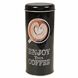 SIDCO Kaffeepaddose Vorratsdose Kaffeepads Kaffeespender Paddose Kaffeebox Metalldose