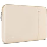 DOMISO Laptoptasche 17 zoll Laptop Tasche Hülle Schutzhülle Wasserdicht laptop-taschen Laptophülle Notebooktasche Sleeve Case für HP Pavilion Envy/Dell/IdeaPad/LG Gram/MSI/ASUS/Razer,Beige