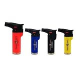 Tabakguru Tischfeuerzeug Torch Lighter, Blaue Jet-Flamme, Farbe zufällig