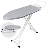 Vertikales Bügelbrett, Bügelbrett für die Waschküche, rutschfestes Bügelbrett aus Metall, mit kleinen Ärmelbrettern, mehrfarbige Auswahl, 110 x 86 x 31 cm, Wäschezubehör (#1 110 x 86 x 31 cm