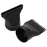 Angoily 2 Stück Universeller Haartrockner Diffusor Aufsatz aus Hitzebeständigem Kunststoff Schmale Föhndüse für Gleichmäßige Wärmeverteilung Kompatibel für Vielseitiges Haarstyling
