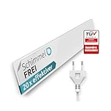 ELIAS Schimmel Dry - Schimmelentferner Wand & Bad -ohne Chemie für immer Schimmelfrei - Die Alternative zum Schimmelspray und zur Schimmelfarbe innen Weiß - Anti Schimmel jeden Raum