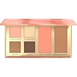 Catrice Sun Glow Eye & Cheek Palette, Rougepalette, Mehrfarbig, 6 Farben, langanhaltend, schimmernd, matt, vegan, ölfrei, ohne Parfüm, ohne Alkohol, 1er Pack (10g)