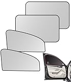 WENINETIES 4 Stück Sonnenschutz Auto Seitenscheibe für Man TGE 2017-2025, Auto Magnetischer Sonnenblende Sichtschutz Fenster Verdunkelung UV Schutz