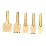 COOPHYA 5St Tibetische Feder süßer Stift einziehbarer Füllfederhalter Penne calligraphy stifte scrapbook stifte tibetische Schreibfedern Ersatzspitzen für Füllfederhalter Messing Golden