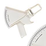 Akkurate Körperfettmessgerät, 0-80 MM Caliper Körperfettzange, Körperfettzange Leicht Lesbare Daten, Antroometrisches Körperfettmessgerät zur Messung Körperfettanteils, für Fitness, Gewichtsverlust