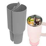 2 In 1 Tasse Futter, Trinkabscheider Silikonfutter | Doppelte Getränketasche, 2-in-1 Multifunktions Silikon Becher Zubehör Tasse 40 Oz Innenkupplung 2-in-1 Trinkabscheider Silikonfutter