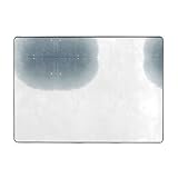 WHJWZY Teppich 203,2 x 147,3 cm – Flanell-Teppich für Wohnzimmer, Büro und mehr, Motiv: kleine Sterne