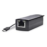 GMBYLBY Gigabit Power Over Ethernet auf Typ C Stecker, Adapterkabel, Netzteil, Ladekonverter, Ethernet-Adapter für Smartphones