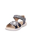 Superfit Mädchen Sparkle Sandale, Blau Silber 8000, 32 EU