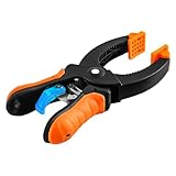 Manuelles Ratschengewächshaus, Federzwinge mit Schnellspanner, Befestigungsclips für Zimmermann mit rutschfesten Griffen, für Möbelmodelle und tägliche Reparaturen