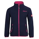 Trollkids Girls Oppdal Jacket XT 128, Navy/pink