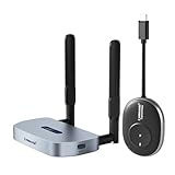 USB C auf HDMI Wireless Transmitter and Receiver Supports 8 TXS to 1 RX for Business and Home,Lemorele 5G/2.4G 50M HDMI Wireless Extender zum Streamen von Video von Laptop/MaBook/Chrombook auf HDTV