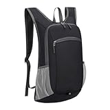 Dtaigou Packbarer Rucksack,Faltbarer Wanderrucksack - Outdoor Aufbewahrung Sporttasche mit verstellbaren Trägern für Fitness und Stadt