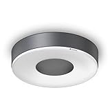 Steinel LED Deckenleuchte RS 200 SC Connect, smarte Wandleuchte, Bewegungsmelder, dimmbar, bedienbar per App, Zeitplan, 17.1 W, 3000 K, Anthrazit
