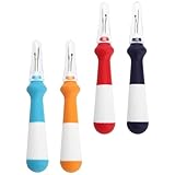 Baluue 4 Stück Nahttrenner Fadentrenner aus Verschleißfestem Material Ergonomisch für Nähen Selbstgemacht Nähzubehör