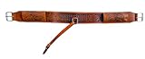 RAAVILS Girth Western-Pferd-Sattel aus Leder, Rückengurt, Flankengurt, Buckskin Billet-Halter, 91,4 cm