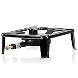 BBQ-Toro Gusseisen Gaskocher | 1-Ring-Gasbrenner 40 x 40 x 15 cm | 7 kW | Propan-Butan | Portable Kocher
