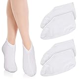 Sibba 2 Paar feuchtigkeitsspendende Socken über Nacht kosmetische feuchtigkeitsspendende Socken für Damen und Herren Lotion-Socken Spa über Nacht absorbiert für trockene rissige Füße