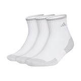 Adidas Herren Men's Cushioned X 4 3-Pack Quarter Socke, White/Clear Onix Grey