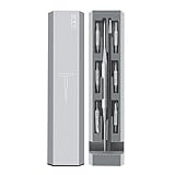 Präzisions-Schraubendreher-Set – Stahl und Aluminiumlegierung 15 x 3,5 cm | 71-in-1-Reparaturwerkzeugsatz mit Magnet-, Industrie- und tragbarem Schraubendrehersatz | T