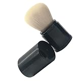 Happyyami Teleskop Puderbürste Für Make Up Weiche Und Grundierungsbürste Mit Weißen Fasern Für Langlebig Und Leicht Zu Reinigen