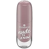 essence gel nail colour, Nagellack, Nr. 30, Nude, langanhaltend, Expressergebnis, schnelltrocknend, glänzend, farbintensiv, acetonfrei, vegan, ohne Mikroplastikpartikel, ohne Parfüm, 1er Pack (8ml)