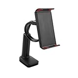 Asuinxurr 360 Rotierende Flexible Lange Handyhalter Desktop-Bett Lazy Bracket TelefonstäNder für Telefon und Tablet (Schwarz)